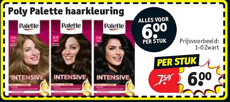 Poly Palette haarkleuring