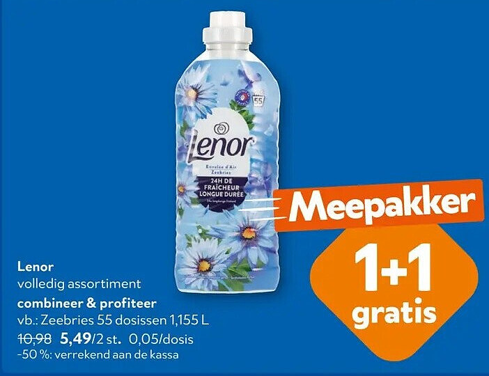 Lenor Zeebries 55 dosissen 1,155 L