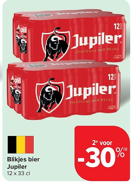 Blikjes bier Jupiler