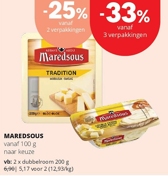 MAREDSOUS vanaf 100 g