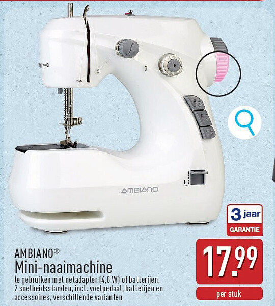 Mini-naaimachine