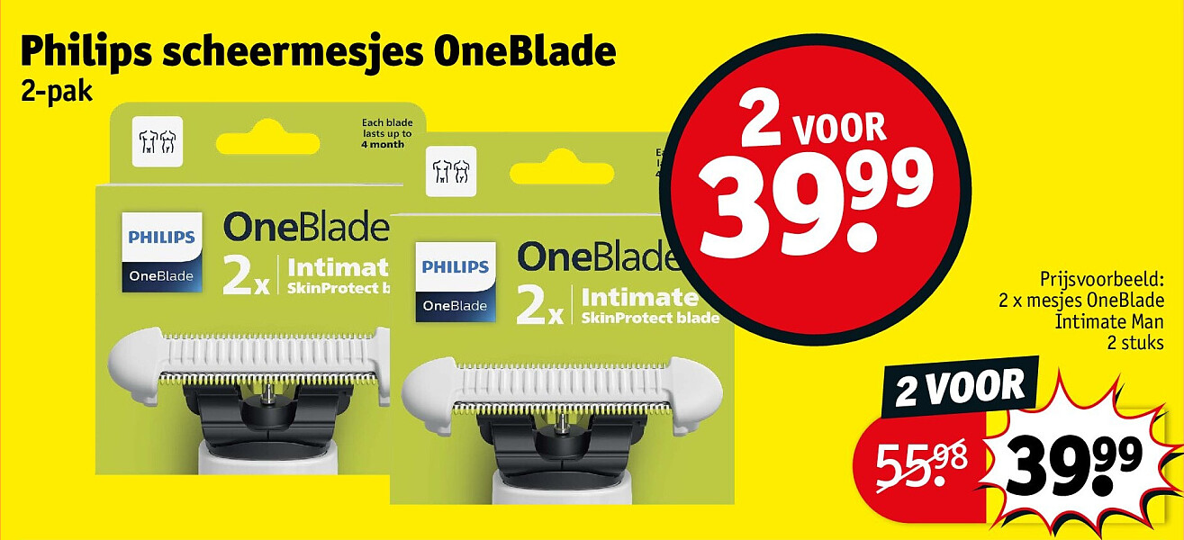 Philips scheermesjes OneBlade