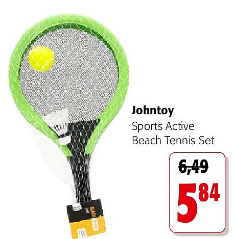 Johntoy Sports Active Beach Tennis Set
