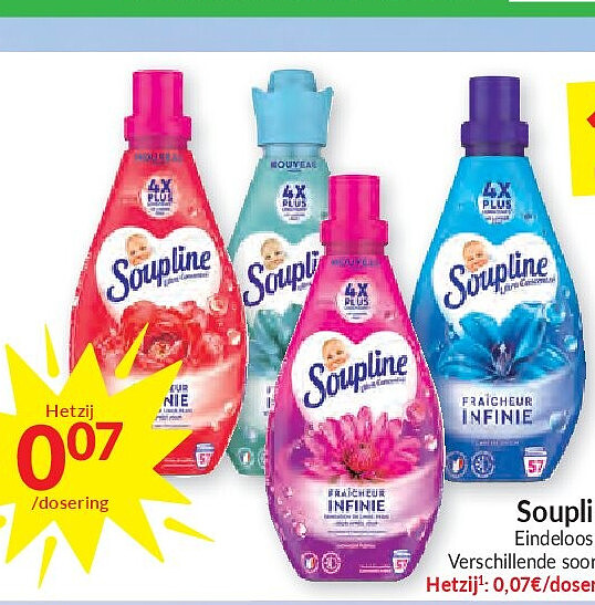 Soupline wasverzachter