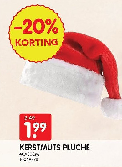 KERSTMUTS PLUCHE