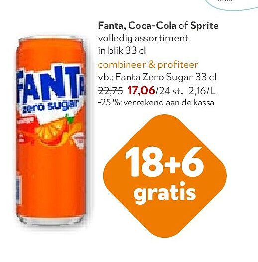Fanta, Coca-Cola of Sprite