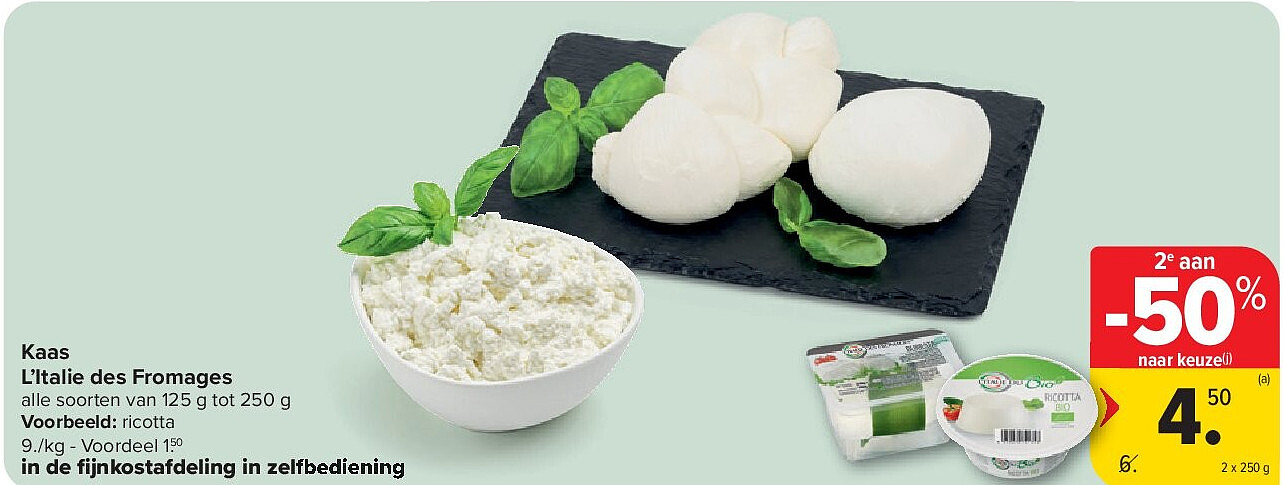 Kaas L’Italie des Fromages