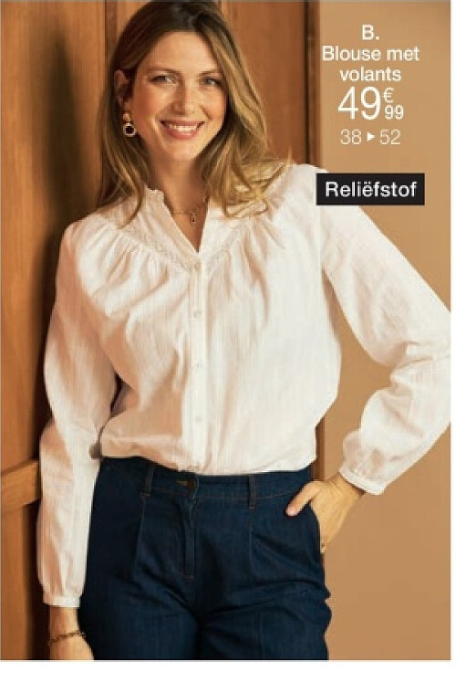 Blouse met volants