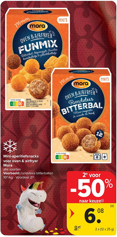 Mini-aperitiefsnacks voor oven & airfryer Mora alle so