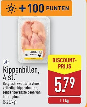 Kippenbillen, 4st.