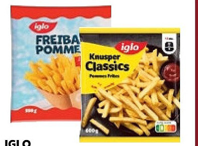 IGLO Pommes Frites Knusper Classics
