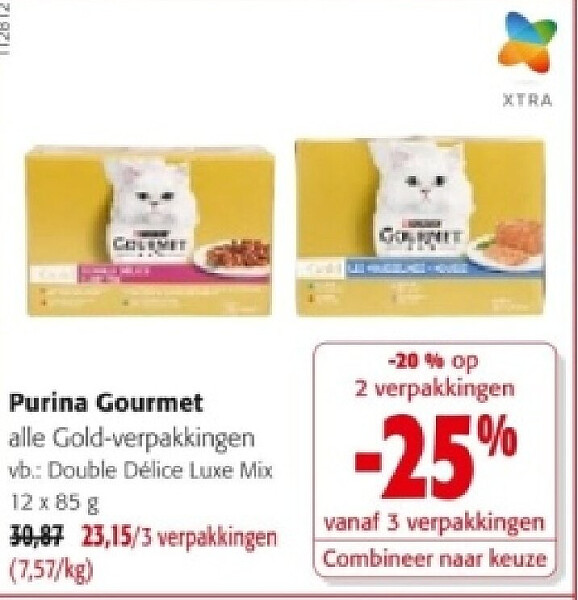 Purina Gourmet Double Délice Luxe Mix 12 x 85 g
