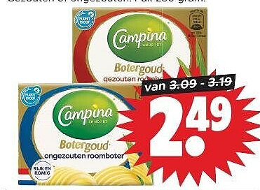 Campina Botergoud roomboter