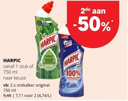 HARPIC ontkalker original 750 ml