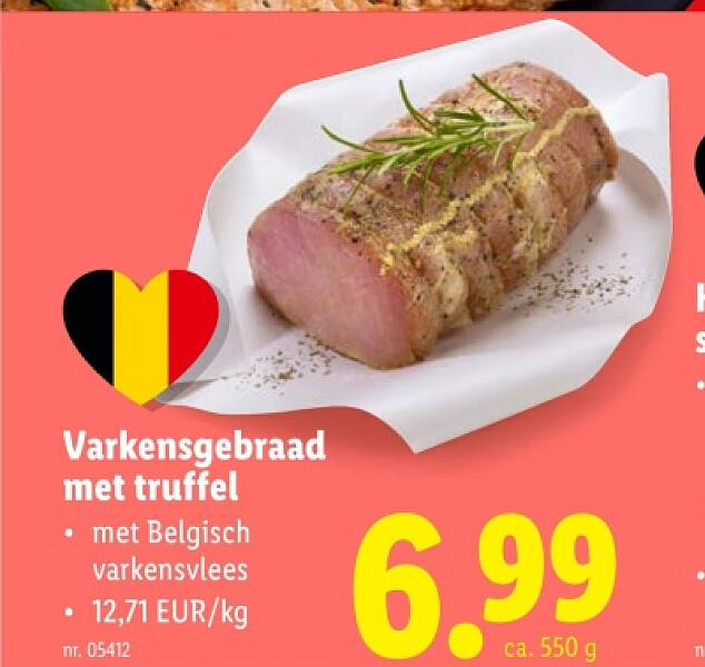 Varkensgebraad met truffel