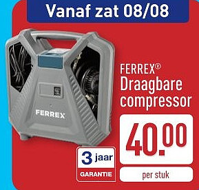 Draagbare compressor