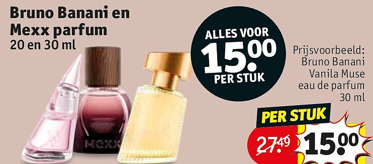 Bruno Banani en Mexx parfum