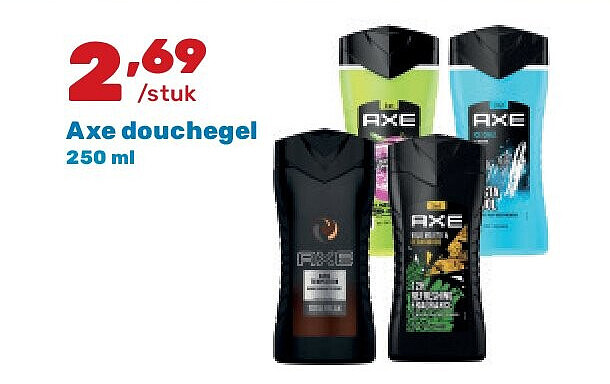Axe douchegel 250 ml