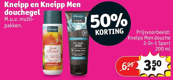 Kneipp en Kneipp Men douchegel