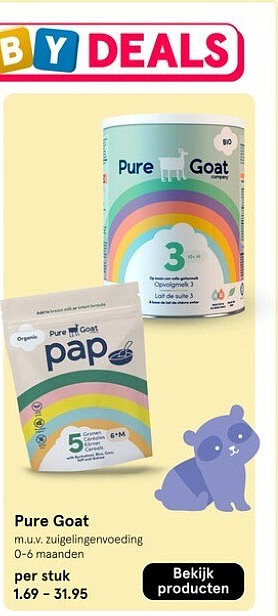 Pure Goat babyvoeding