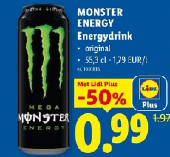 MONSTER ENERGY Energydrink