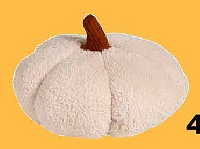 Kussen Pompoen Sherpa Zand Ø20 cm
