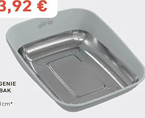 Litter Genie kattenbak Staal - 60x45x21 cm