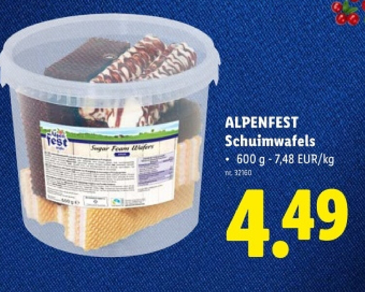Schuimwafels