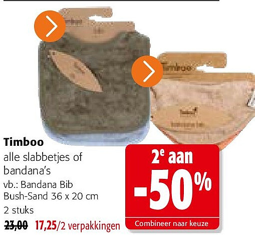 Timboo alle slabbetjes of bandana’s
