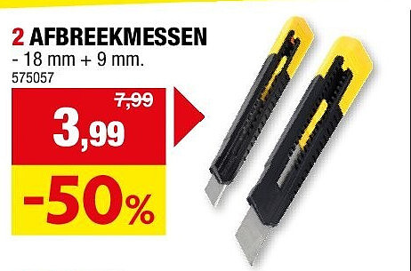 2 AFBREEKMESSEN
