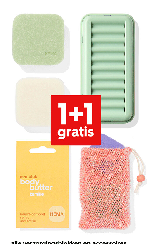 alle verzorgingsblokken en accessoires