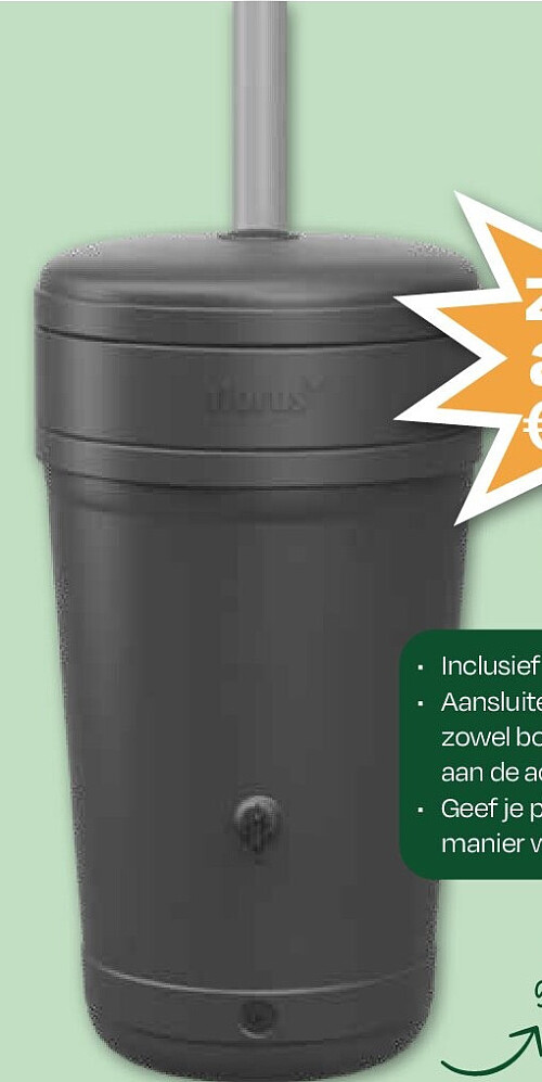 Elho regenton 200L - Zwart
