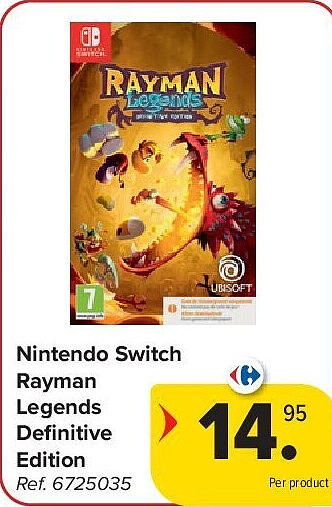 Nintendo Switch Rayman Legends Defi nitive Edition