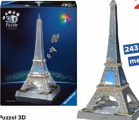 Puzzel 3D Eiffeltoren