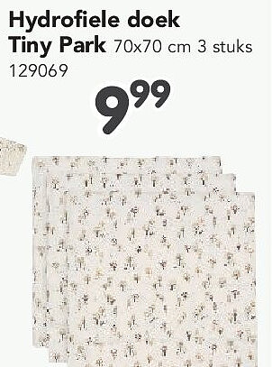 Hydrofiele doek Tiny Park