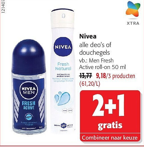 Nivea Men Fresh Active roll-on 50 ml