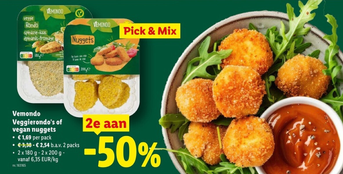 Veggierondo's of vegan nuggets