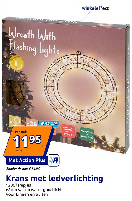 Krans met ledverlichting