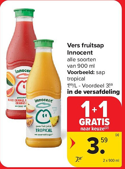 Vers fruitsap Innocent