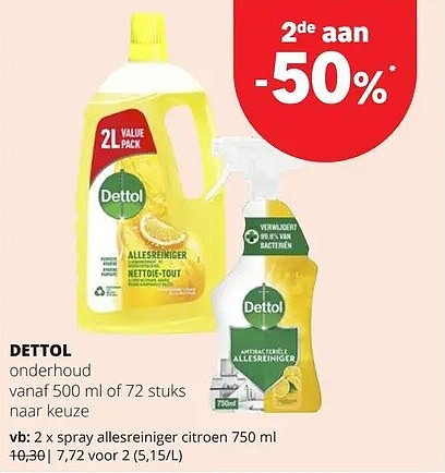 DETTOL spray allesreiniger citroen 750 ml
