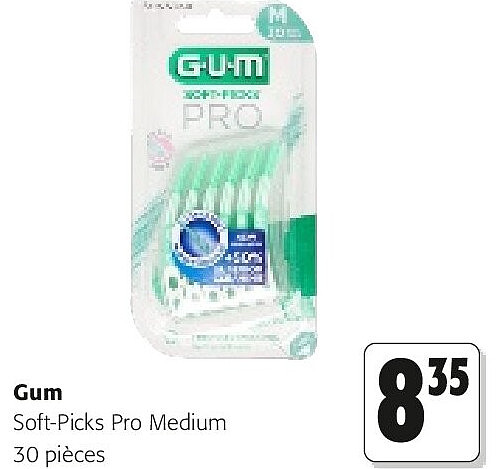 Gum Soft-Picks Pro Medium 30 pièces