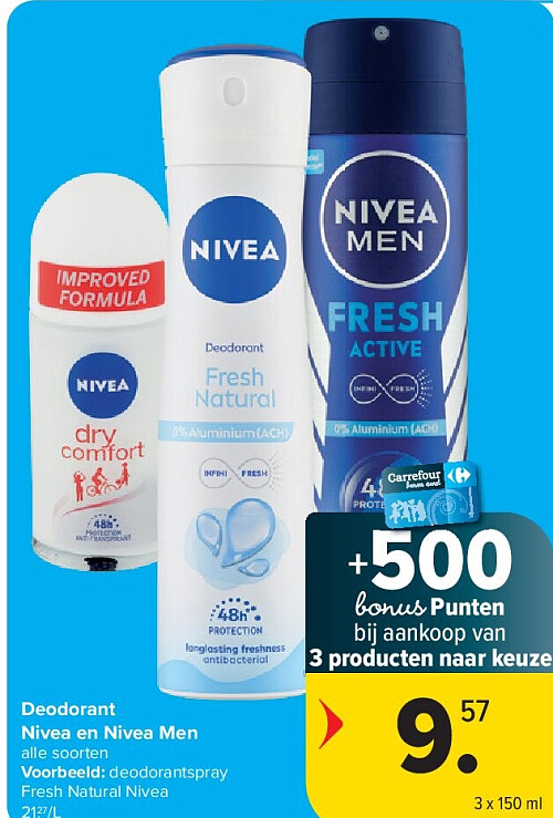 Deodorant Nivea en Nivea Men