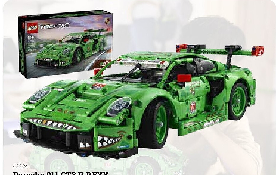 LEGO Technic Porsche 911 GT3 R REXY AO Racing auto