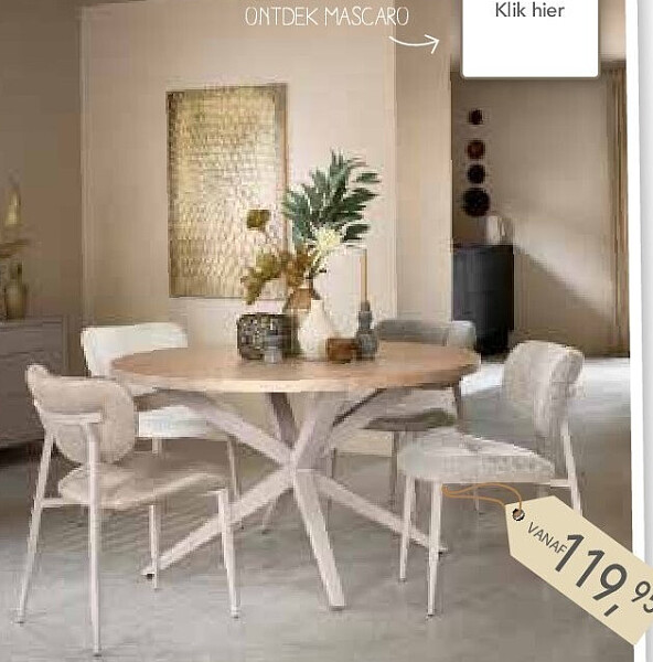 Eettafel Mascaro