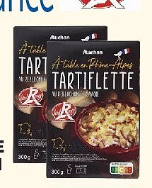 Tartiflette au reblochon de Savoie Label Rouge Auchan à Table en France