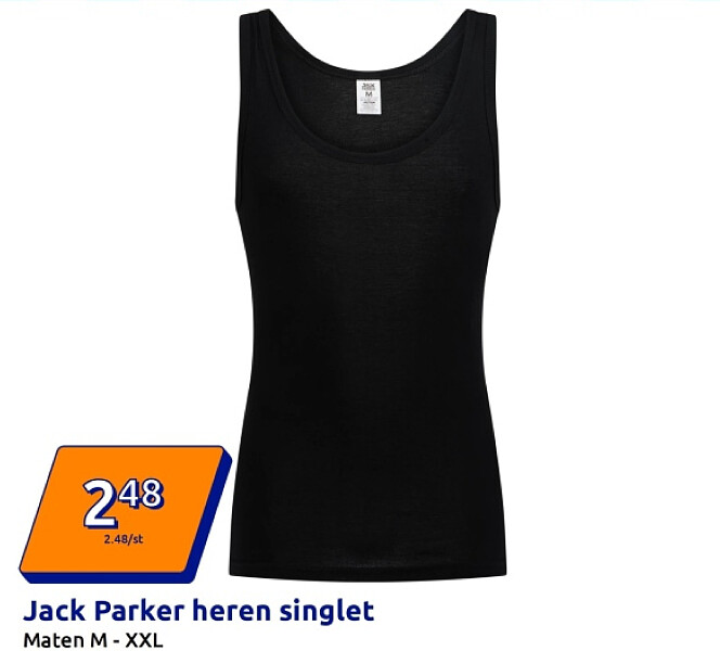 Jack Parker heren singlet
