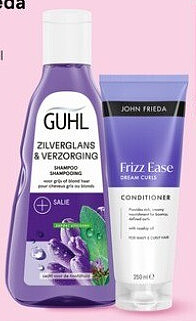 Guhl en John Frieda verzorgingsproducten