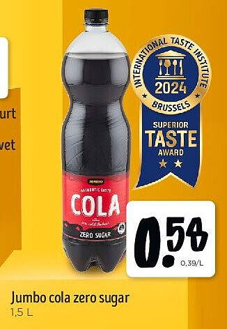 Jumbo cola zero sugar