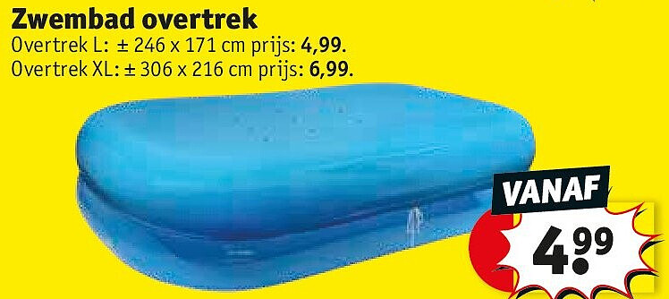 Zwembad overtrek