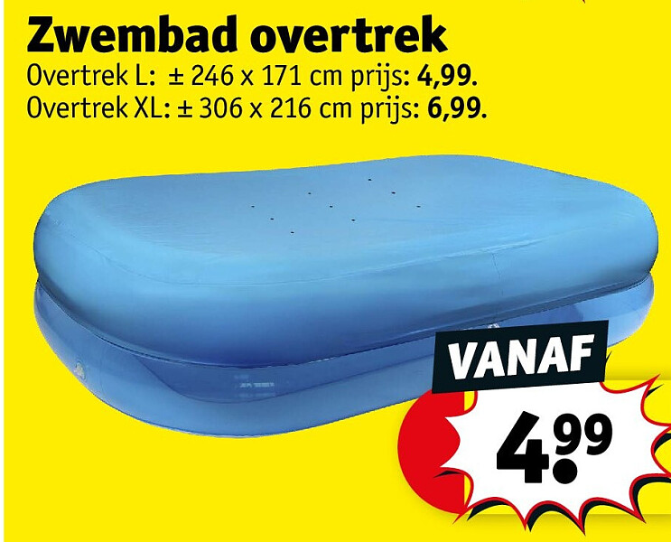 Zwembad overtrek